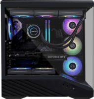 Lian Li Vector V100 RGB Midi Torony Számítógépház + 4db 120mm ventilátor - Fekete