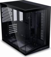 Lian Li O11 Dynamic Mini V2 flow Midi Torony Számítógépház + 5db 120mm ventilátor - Fekete