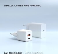 Fixed FIXCG30M-CA-WH Mini GaN USB-A / USB-C Hálózati Gyorstöltő Adapter 30W - Fehér