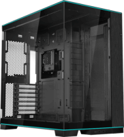 Lian Li O11D EVO RGB Midi Torony Számítógépház + 3db 120mm ventilátor - Fekete