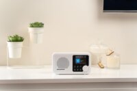 Blaupunkt DR8WH Bluetooth hordozható FM / DAB+ Zsebrádió - Fehér