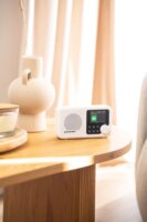 Blaupunkt DR8WH Bluetooth hordozható FM / DAB+ Zsebrádió - Fehér