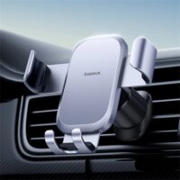 Baseus Metal Age Go Gravity 4,7"-7,2" Mobiltelefon Autós Tartó Szellőzőrácsra - Szürke