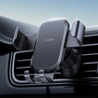 Baseus Metal Age Go Gravity 4,7"-7,2" Mobiltelefon Autós Tartó Szellőzőrácsra - Fekete
