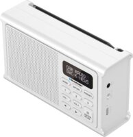 Blaupunkt DR3WH Bluetooth hordozható FM / DAB+ Zsebrádió - Fehér