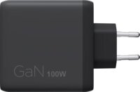 Dell 40AW100BEU 3x USB-C GaN Hálozati Gyorstöltő Adapter 100W + USB-C Kábel 1.8m - Fekete
