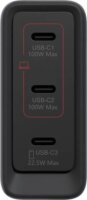 Dell 40AW100BEU 3x USB-C GaN Hálozati Gyorstöltő Adapter 100W + USB-C Kábel 1.8m - Fekete