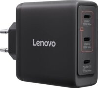 Dell 40AW100BEU 3x USB-C GaN Hálozati Gyorstöltő Adapter 100W + USB-C Kábel 1.8m - Fekete