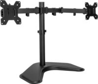 ACT AC8363 10"-32" Monitor Asztali Tartó Kar - Fekete (2 kijelző)