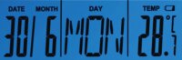 Blaupunkt CL02WH Asztali ébresztő óra 9,3 x 9,3 cm - Fehér