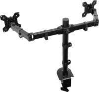 ACT AC8362 10"-32" Monitor Asztali Tartó Kar - Fekete (2 kijelző)