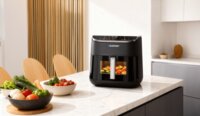 Blaupunkt AFD801 AirFryer Forrólevegős sütő 8,0L 3000 Watt - Fekete