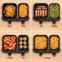 Tefal EY9428E0 Easy Fry AirFryer Okos Forrólevegős sütő 11,0L 2700 Watt - Fekete