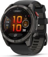 Garmin Fēnix 8 Pro Okosóra 51mm Fekete Szilikon Szíjjal - Titán