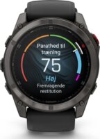 Garmin Fēnix 8 Pro Okosóra 51mm Fekete Szilikon Szíjjal - Titán