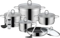 Silit 2109296010 Diamant Rozsdamentes Acél Edénykészlet - Inox (9 részes)
