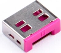 SmartKeeper UL03 6db USB-A Portblokkoló + 1db U03 Basic Kulcs - Rózsaszín