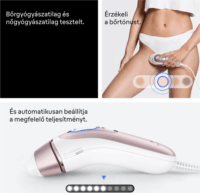 Braun Smart IPL Skin i-expert 7 Depilator PL7432 Akkus IPL Villanófényes Szőrtelenítő - Fehér