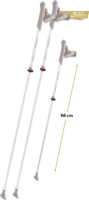 Komperdell Sarma Powerlock Túrabot - Szürke (105 - 125 cm )