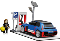 COBI 24682 EV Renault 5 Turbo 3E Töltőállomással 238 Darabos Építőjáték