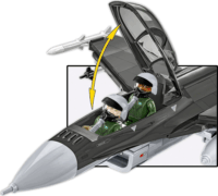 COBI F-16D Fighting Falcon Fegyveres Erők 436 Darabos Építőjáték