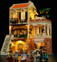 Lumibricks 15010 Olasz Házias Étterem Építőjáték 2868 Darabos Építőjáték