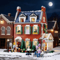 Lumibricks 15009 Piros Tégla Sorház 2663 Darabos Építőjáték
