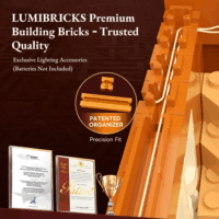 Lumibricks 15009 Piros Tégla Sorház 2663 Darabos Építőjáték