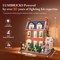 Lumibricks 15009 Piros Tégla Sorház 2663 Darabos Építőjáték
