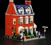 Lumibricks 15009 Piros Tégla Sorház 2663 Darabos Építőjáték