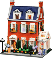 Lumibricks 15009 Piros Tégla Sorház 2663 Darabos Építőjáték