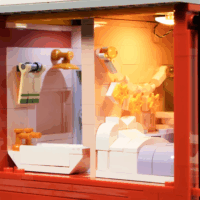 Lumibricks 15009 Piros Tégla Sorház 2663 Darabos Építőjáték