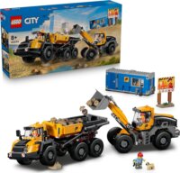 LEGO 60494 City - Homlokrakodó És Billenőplatós Teherautó