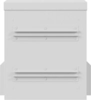 Lanberg 10" Hermetikus Fali Rack Szekrény 3U 320x220mm - Szürke