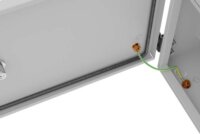 Lanberg 10" Hermetikus Fali Rack Szekrény 3U 320x220mm - Szürke