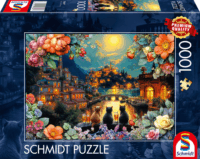 Schmidt Spiele 58897 Játéktrió Holdfényben 1000 Darabos Puzzle
