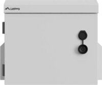 Lanberg 10" Hermetikus Fali Rack Szekrény 3U 300x200mm - Szürke