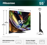Hisense 55" 55UR8DS 16:9 4K UltraHD RGB MiniLED Smart TV
