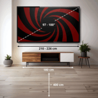 Hisense 100" 100UR8DS 16:9 4K UltraHD Micro RGB Smart TV