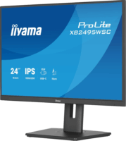 iiyama 24" XB2495WSC-B1 ProLite 16:10 WUXGA IPS LED Monitor - Fekete