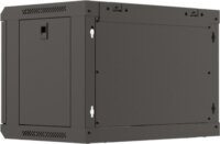 Lanberg 19" Fali Rack Szekrény 6U 540x350mm - Fekete