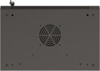 Lanberg 19" Fali Rack Szekrény 6U 540x350mm - Fekete