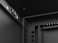 Lanberg 19" Fali Rack Szekrény 6U 540x350mm - Fekete