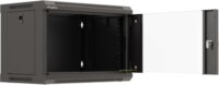 Lanberg 19" Fali Rack Szekrény 6U 540x350mm - Fekete