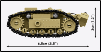 Cobi 2680 Goliath Lánctalpas Akna Varsói Felkelés 311 Darabos Építőjáték