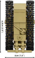 Cobi 2680 Goliath Lánctalpas Akna Varsói Felkelés 311 Darabos Építőjáték