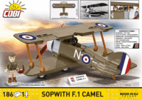 Cobi Sopwith F.1 Camel Repülőgép 186 Darabos Építőjáték