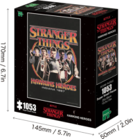 Epoch 3261F Stranger Things Hawkins Hősei 1000 Darabos Puzzle