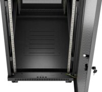 Lanberg 19" Szabadon Álló Rack Szekrény 42U 600x1000mm - Fekete