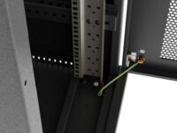 Lanberg 19" Szabadon Álló Rack Szekrény 42U 600x1000mm - Fekete